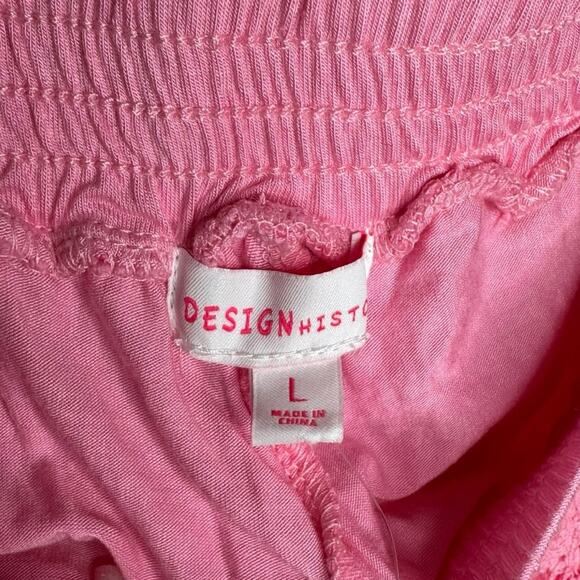 NWT Design History Shorts Eyelet Lace Pink Girls Stitch Fix Size L Large - Picture 6 of 10